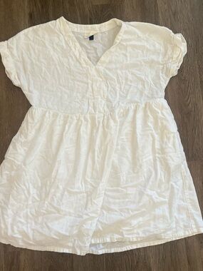 Universal Thread White V-Neck Mini Dress